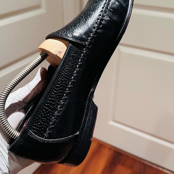 Johnston & Murphy Croc Design Loafers. - Picture 9 of 14